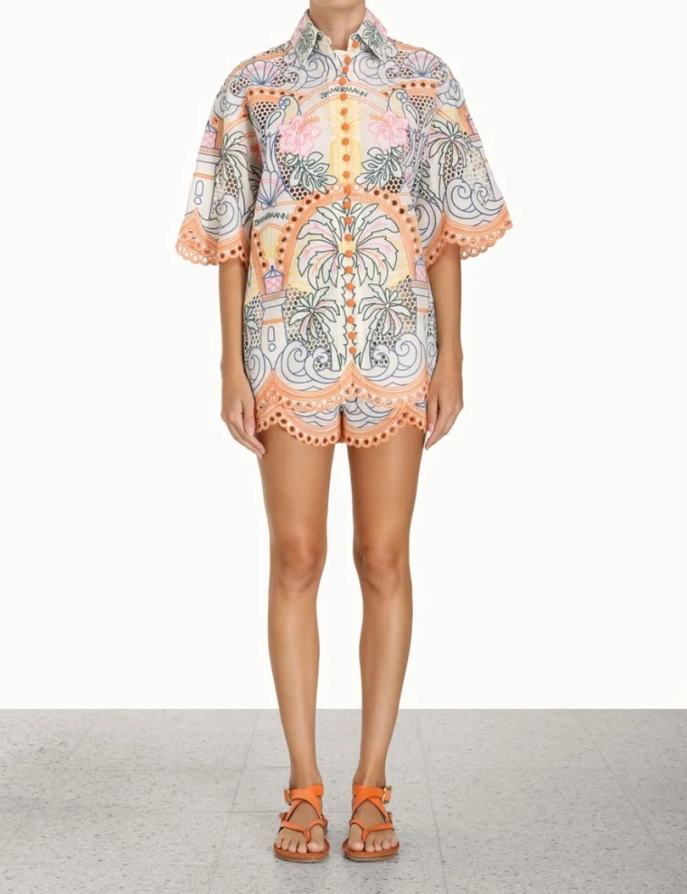ZIMMERMANN Clothing<Ginger Tropical Shirt