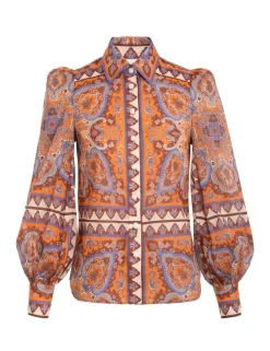 ZIMMERMANN Clothing<Halcyon Blouson Blouse