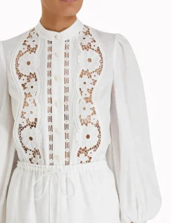 ZIMMERMANN Clothing<Halcyon Broderie Shirt