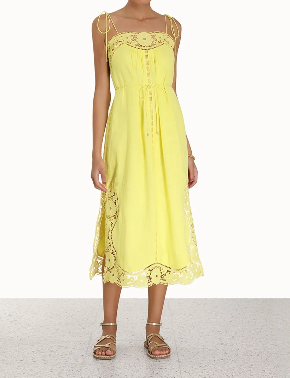 ZIMMERMANN Clothing<Halcyon Broderie Slip Dress