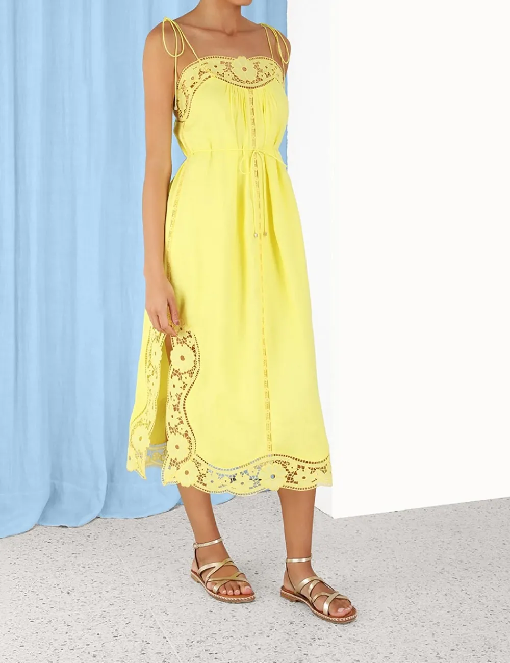 ZIMMERMANN Dresses & Coverups<Halcyon Broderie Slip Dress