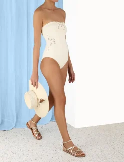 ZIMMERMANN One Pieces<Halcyon Embroidered 1Pc