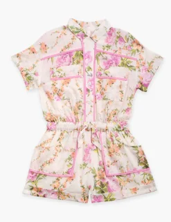 ZIMMERMANN Clothing<Halcyon Floral Playsuit