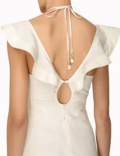 ZIMMERMANN Dresses & Coverups<Halcyon Flutter Midi Dress