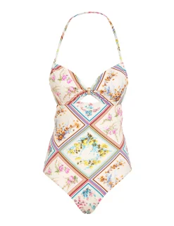 ZIMMERMANN One Pieces<Halcyon Halter Neck 1Pc