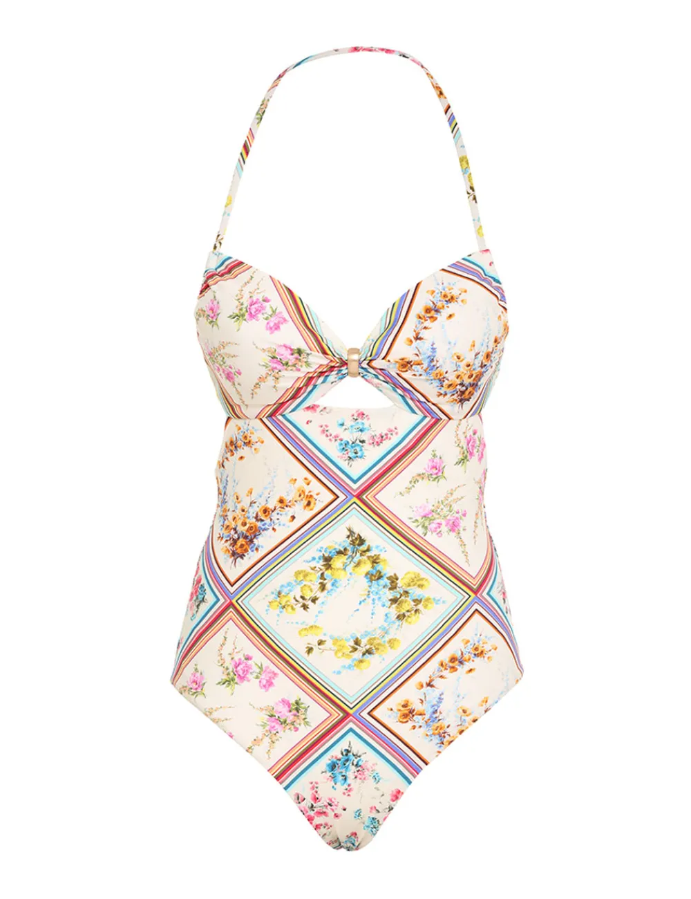 ZIMMERMANN One Pieces<Halcyon Halter Neck 1Pc