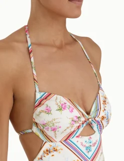 ZIMMERMANN One Pieces<Halcyon Halter Neck 1Pc