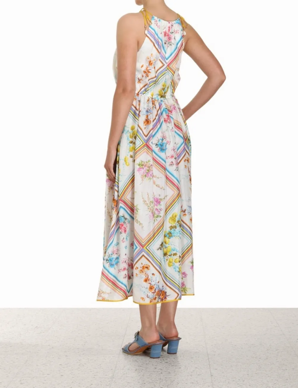 ZIMMERMANN Clothing<Halcyon Halter Scarf Dress