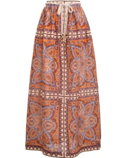 ZIMMERMANN Clothing<Halcyon Maxi Skirt