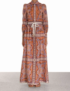 ZIMMERMANN Clothing<Halcyon Maxi Skirt