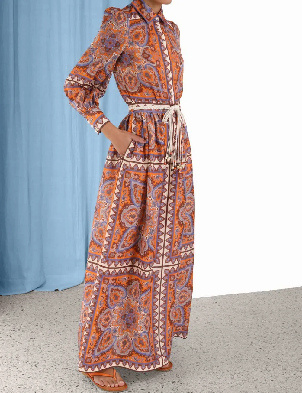 ZIMMERMANN Clothing<Halcyon Maxi Skirt