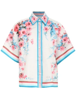 ZIMMERMANN Clothing<Halcyon Oversized Shirt