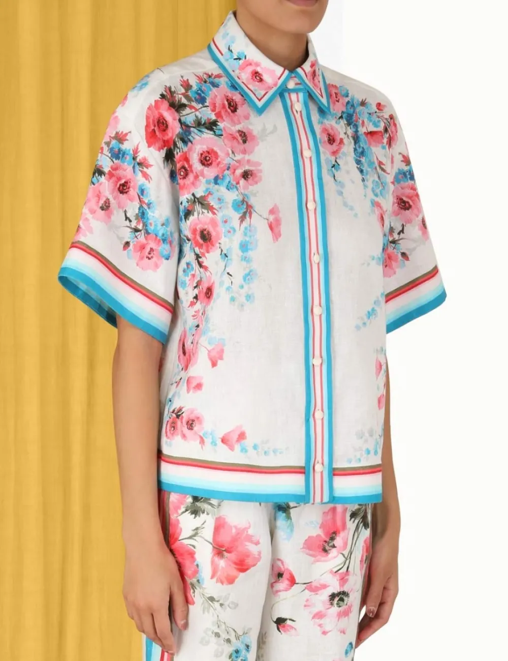 ZIMMERMANN Clothing<Halcyon Oversized Shirt