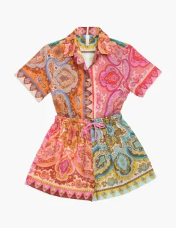 ZIMMERMANN Clothing<Halcyon Paisley Shorts