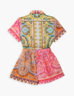 ZIMMERMANN Clothing<Halcyon Paisley Shorts