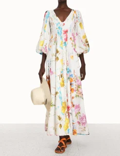 ZIMMERMANN Dresses & Coverups<Halcyon Panelled Maxi Dress