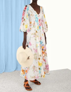 ZIMMERMANN Dresses & Coverups<Halcyon Panelled Maxi Dress