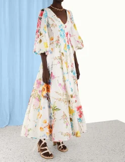 ZIMMERMANN Clothing<Halcyon Panelled Maxi Dress