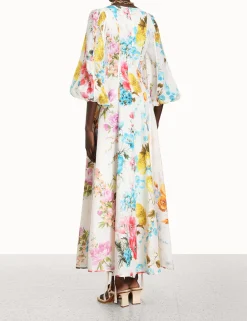 ZIMMERMANN Clothing<Halcyon Panelled Maxi Dress