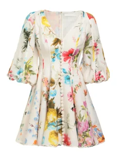 ZIMMERMANN Dresses & Coverups<Halcyon Panelled Mini Dress