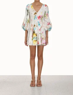 ZIMMERMANN Dresses & Coverups<Halcyon Panelled Mini Dress
