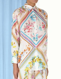 ZIMMERMANN Tops<Halcyon Relaxed Shirt
