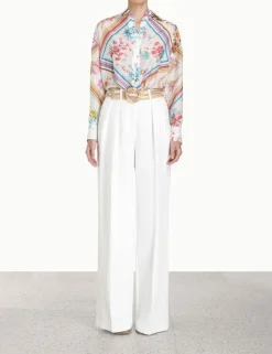 ZIMMERMANN Tops<Halcyon Relaxed Shirt