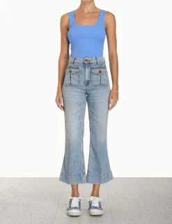 ZIMMERMANN Knitwear<Halcyon Scoop Neck Tank