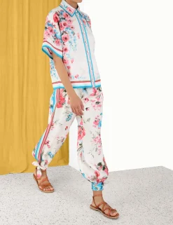 ZIMMERMANN Clothing<Halcyon Stripe Harem Pant