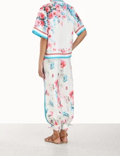 ZIMMERMANN Clothing<Halcyon Stripe Harem Pant