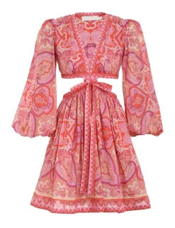 ZIMMERMANN Dresses & Coverups<Halcyon Tie Front Mini Dress