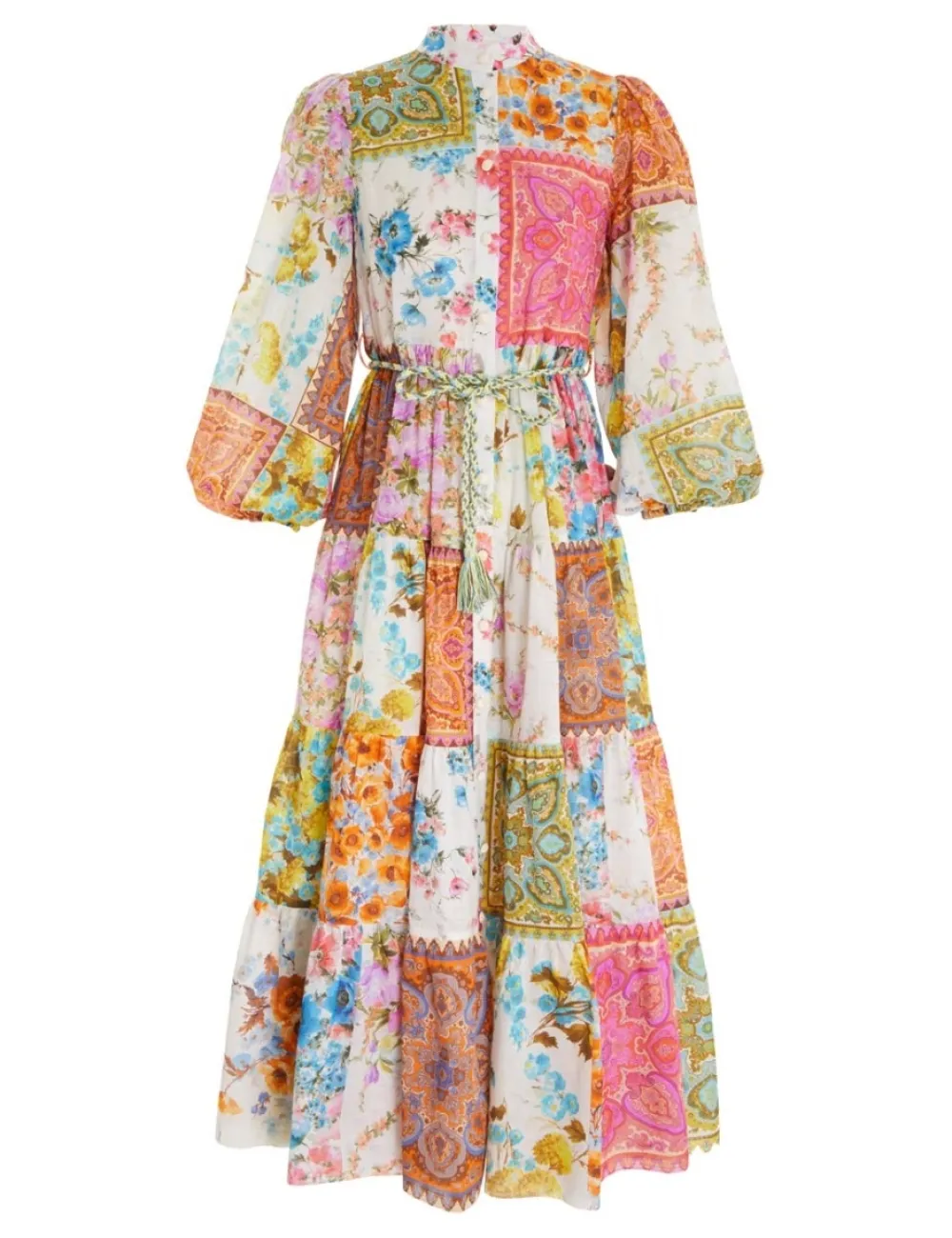ZIMMERMANN Clothing<Halcyon Tiered Midi Dress