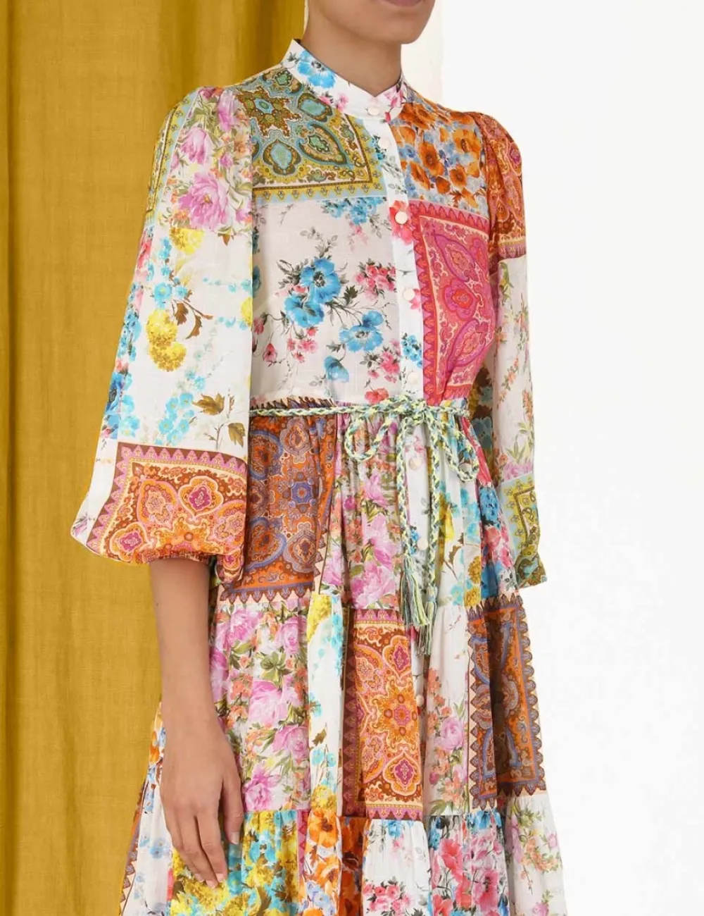 ZIMMERMANN Clothing<Halcyon Tiered Midi Dress