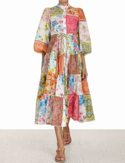 ZIMMERMANN Dresses & Coverups<Halcyon Tiered Midi Dress