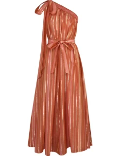 ZIMMERMANN Clothing<Junie Asymmetric Midi Dress