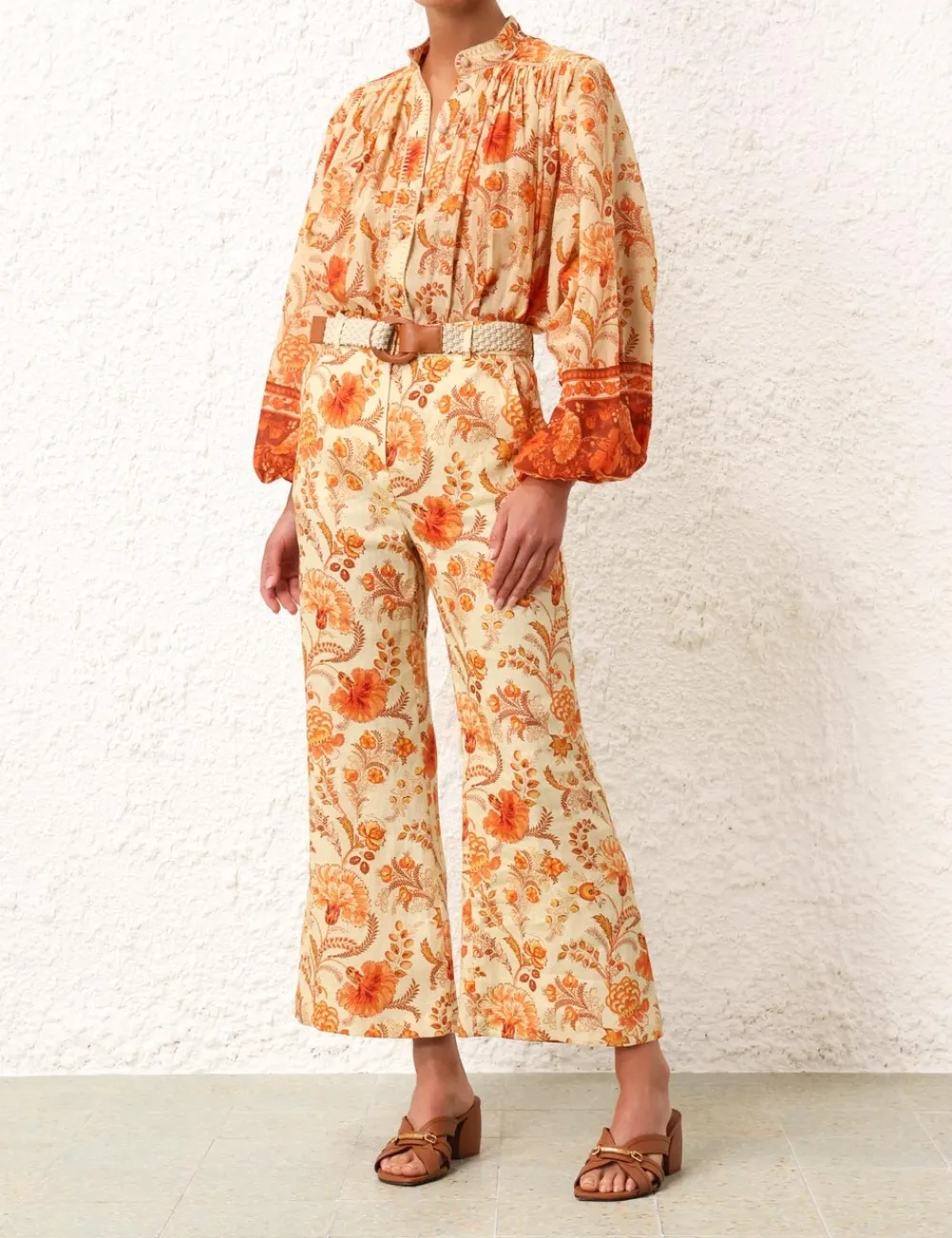 ZIMMERMANN Clothing<Junie Crop Flared Pant