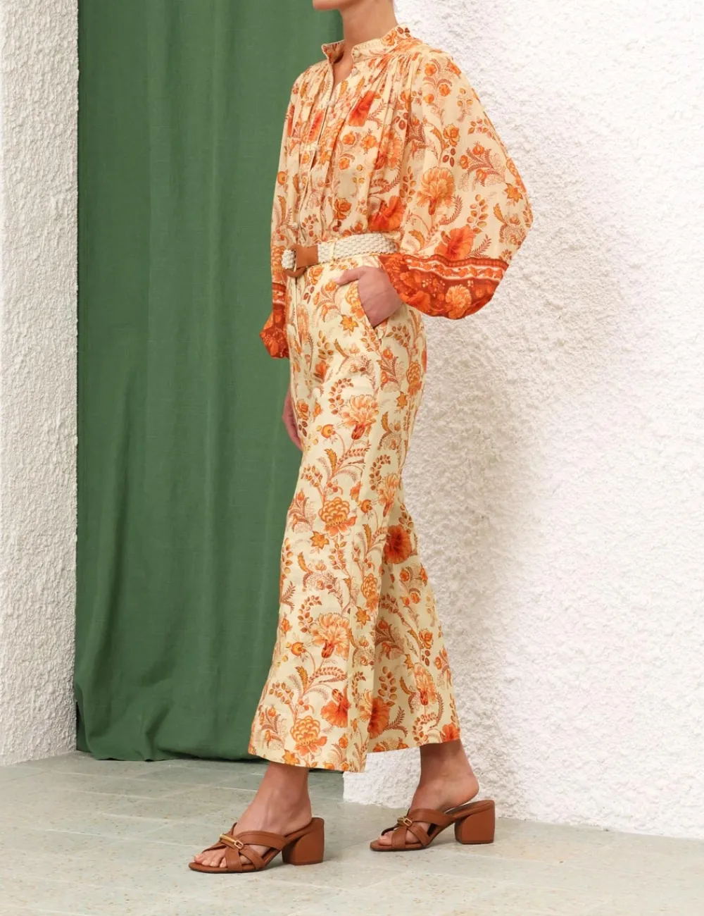 ZIMMERMANN Clothing<Junie Crop Flared Pant