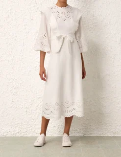 ZIMMERMANN Dresses & Coverups<Junie Embroidered Midi Dress