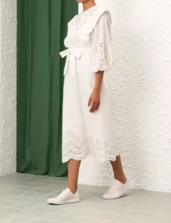ZIMMERMANN Dresses & Coverups<Junie Embroidered Midi Dress