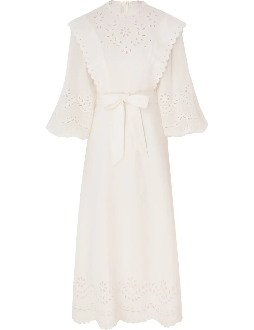 ZIMMERMANN Clothing<Junie Embroidered Midi Dress