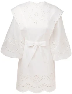 ZIMMERMANN Clothing<Junie Embroidered Mini Dress