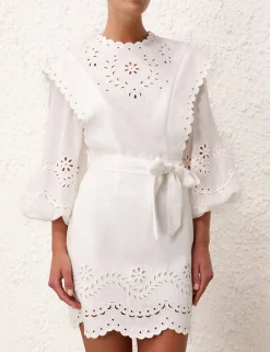 ZIMMERMANN Clothing<Junie Embroidered Mini Dress
