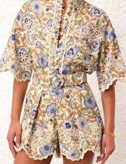 ZIMMERMANN Shorts & Pants<Junie Embroidered Short