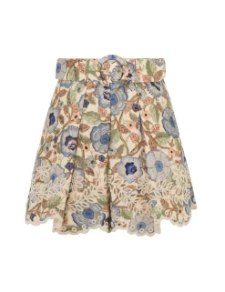 ZIMMERMANN Clothing<Junie Embroidered Short