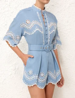 ZIMMERMANN Shorts & Pants<Junie Embroidered Short