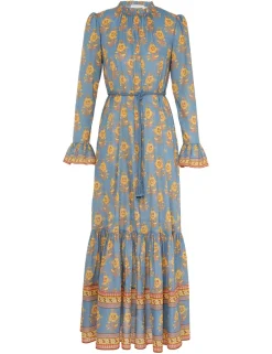 ZIMMERMANN Clothing<Junie Frill Midi Dress