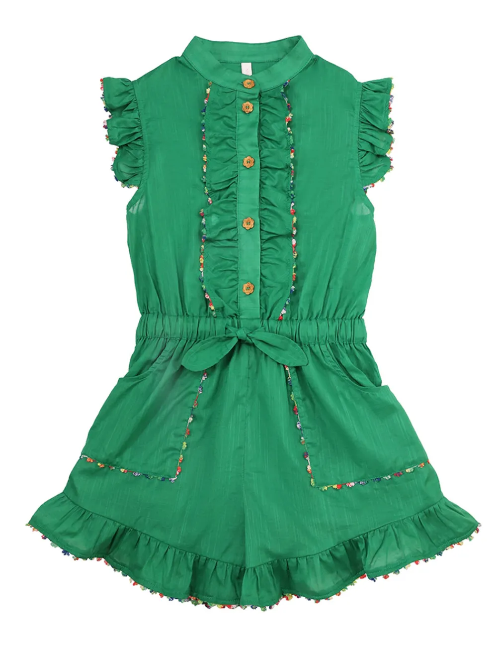 ZIMMERMANN Clothing<Junie Frill Playsuit