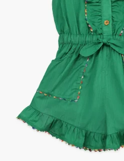 ZIMMERMANN Clothing<Junie Frill Playsuit