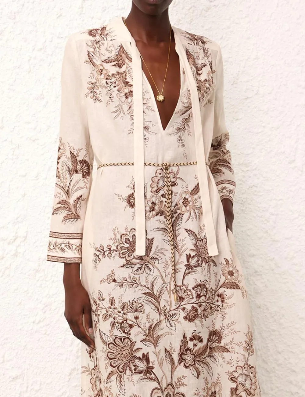 ZIMMERMANN Clothing<Junie Long Sleeve Maxi Dress
