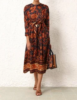 ZIMMERMANN Dresses & Coverups<Junie Long Sleeve Midi Dress